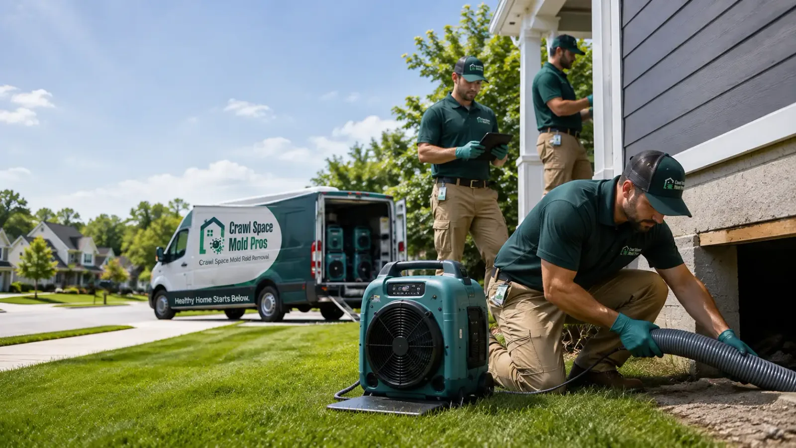 Crawl Space Mold Removal in Rowland, PA